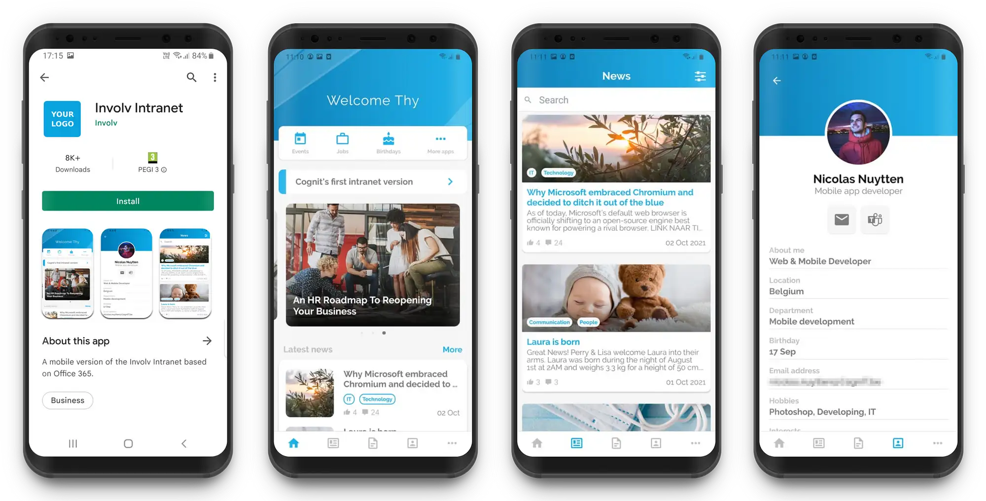 Mobile App und responsive Design | Intranet Lösung › Intranet Lösungen